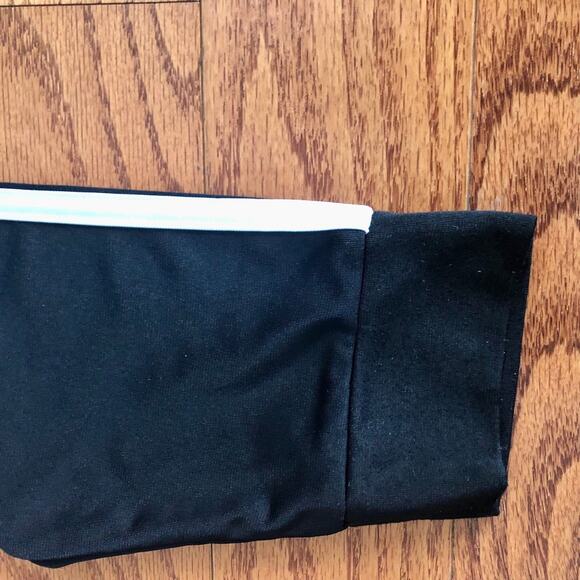 ADIDAS Track Stripes Black Green Blue Color block Jacket Girl’s Size XL (16) - Picture 4 of 10